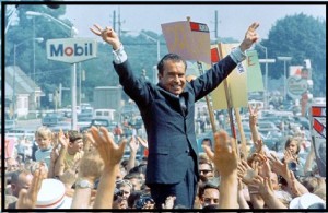 Richard Nixon campaigns in Philadelphia in 1968